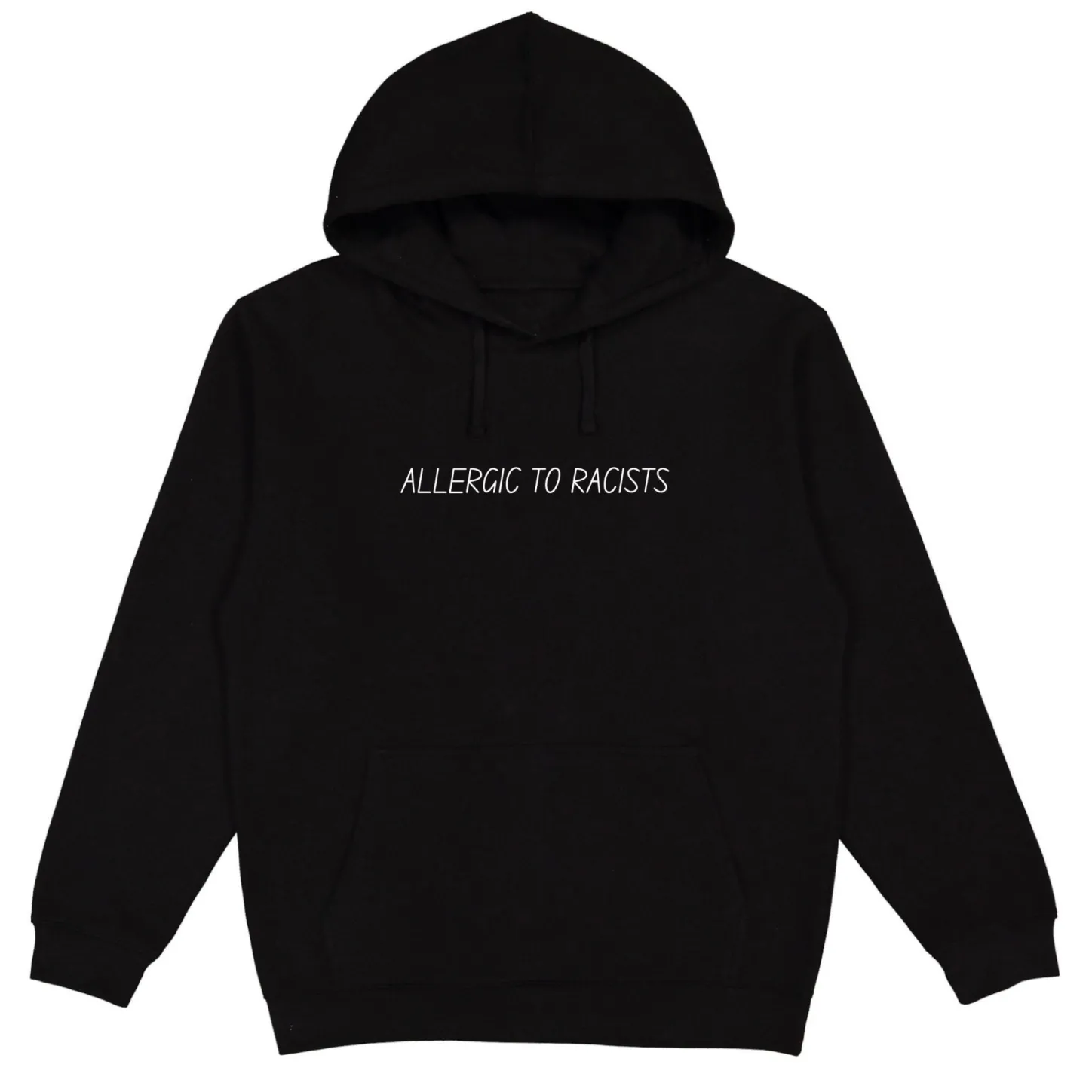 Hoodies*Wear The Peace Allergic To Racists Hoodie