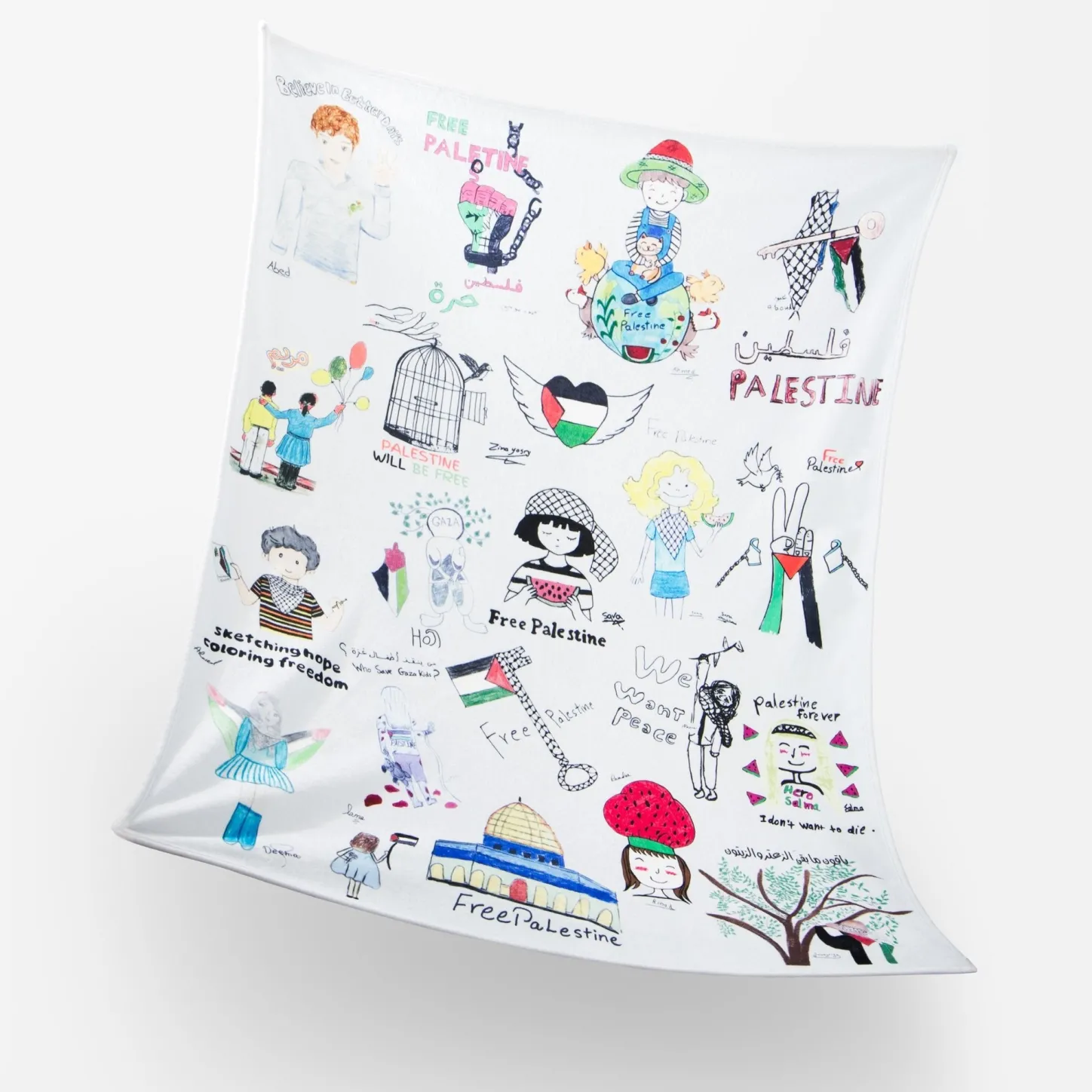 Children Of Art | Home*Wear The Peace Children Of Art Blanket