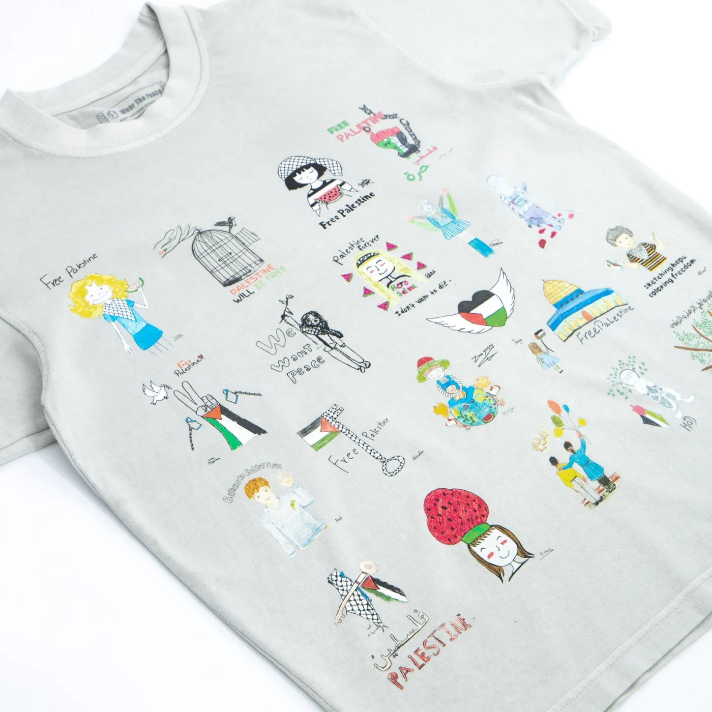 Tees | Children Of Art*Wear The Peace Children Of Art Heavyweight Tee