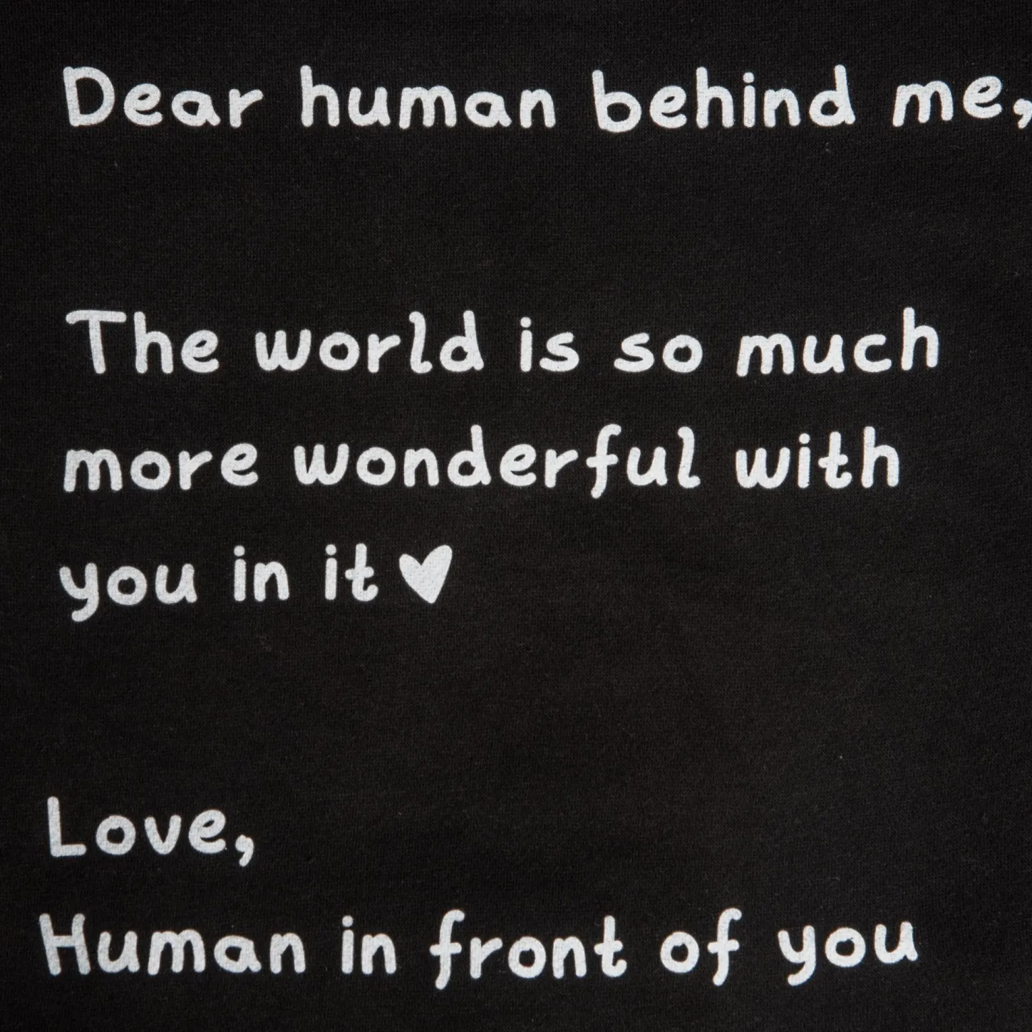 Best Sellers | Hoodies*Wear The Peace Dear Human Behind Me Hoodie