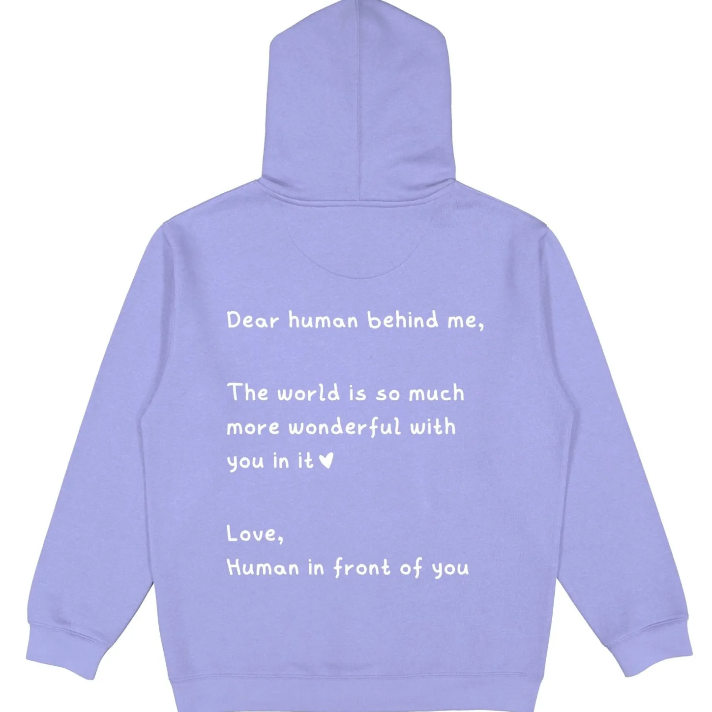 Best Sellers | Hoodies*Wear The Peace Dear Human Behind Me Hoodie