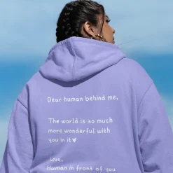 Best Sellers | Hoodies*Wear The Peace Dear Human Behind Me Hoodie