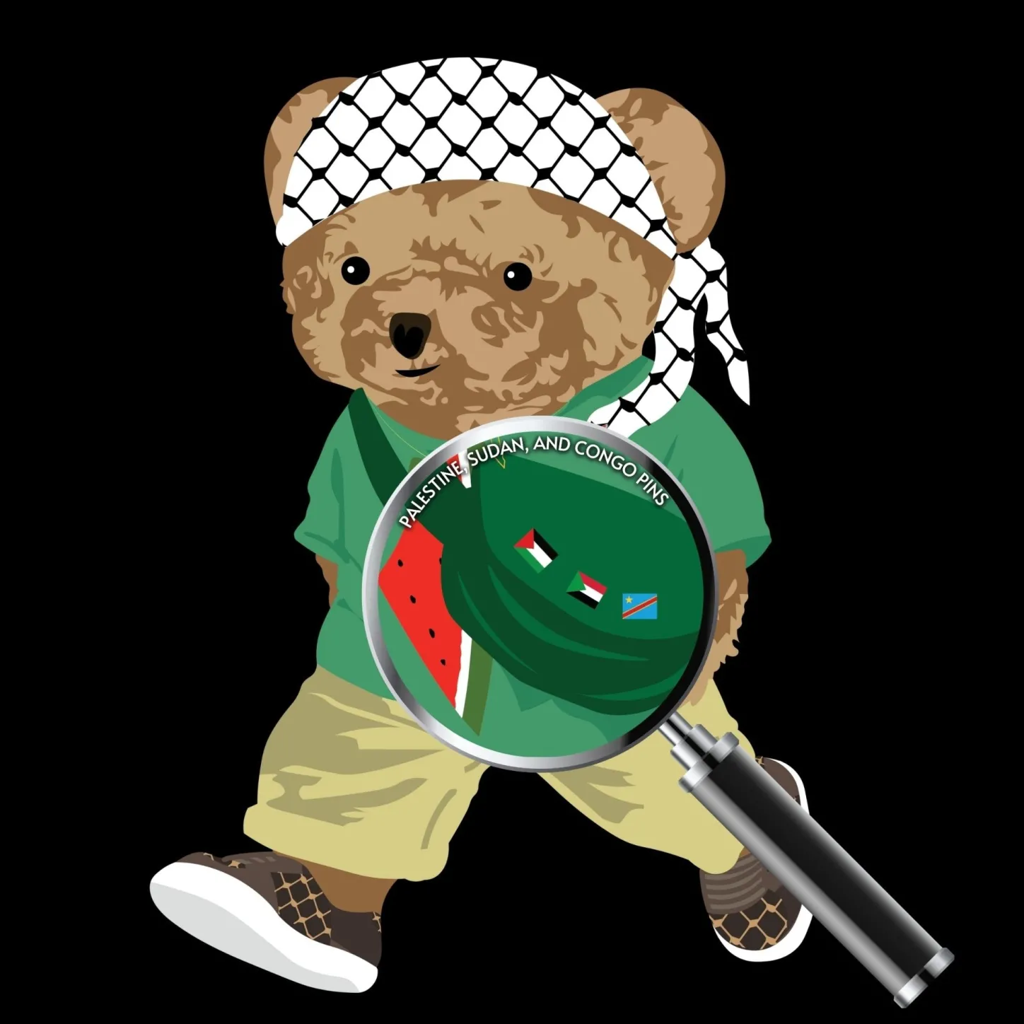 Hoodies & Crews | Crewnecks*Wear The Peace Freedom Bear Crewneck Black