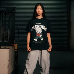 Tees | Best Sellers*Wear The Peace Freedom Bear Heavyweight Tee