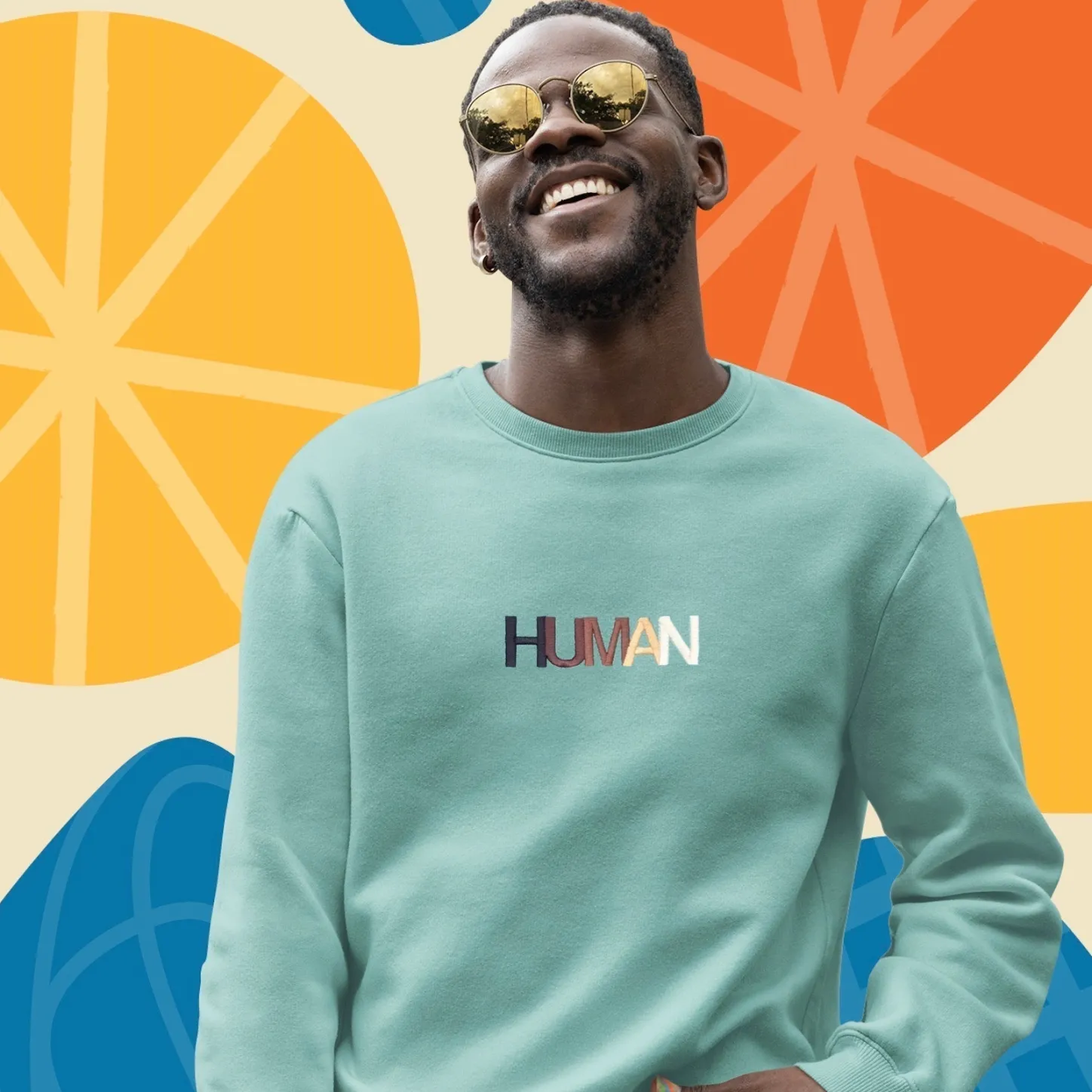 Best Sellers | Crewnecks*Wear The Peace Human Embroidered Crewneck