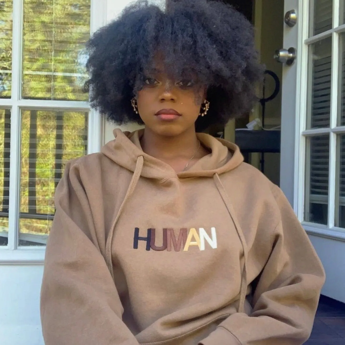 Best Sellers | Hoodies*Wear The Peace Human Embroidered Hoodie