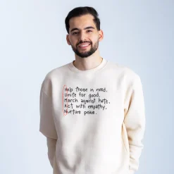 Crewnecks*Wear The Peace Human Values Crewneck