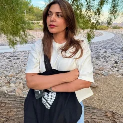 Pins & Accessories | Gifts Under $30*Wear The Peace Kufiya Heart Jumbo Tote Bag