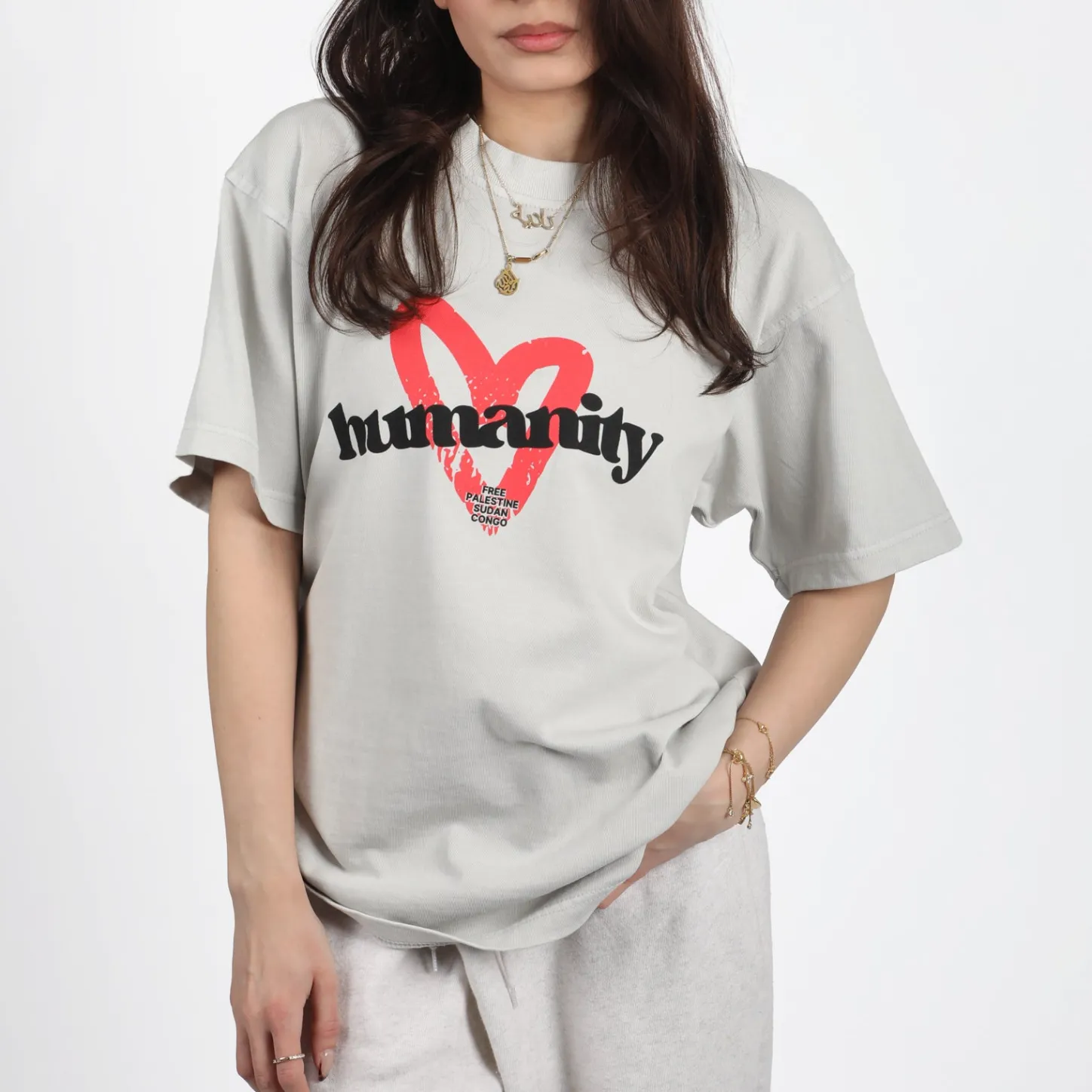 Tees | Tees*Wear The Peace Love Humanity Heavyweight Tee