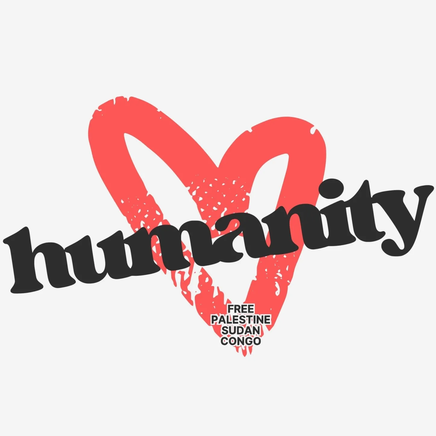 Tees | Tees*Wear The Peace Love Humanity Heavyweight Tee