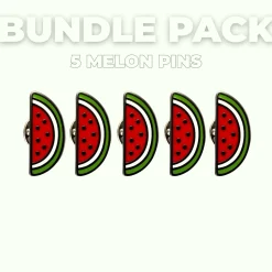 Pins & Accessories | Bundles*Wear The Peace 5 Melon Pins Bundle Pack