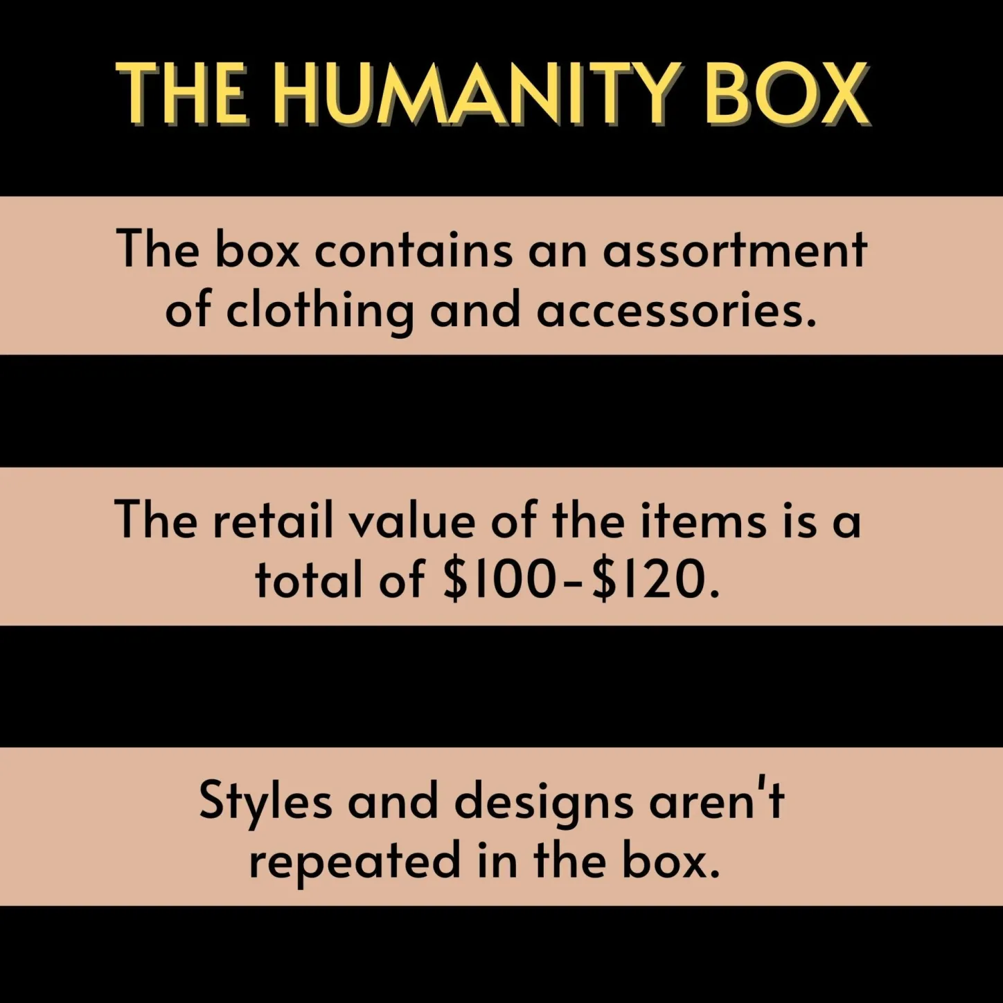 Mystery Box*Wear The Peace $75 Mystery Box
