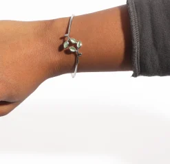 Pins & Accessories | Bracelets*Wear The Peace Olive Branch Sterling Silver Bangle