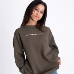Hoodies & Crews | Best Sellers*Wear The Peace Palestine Will Be Free Crewneck