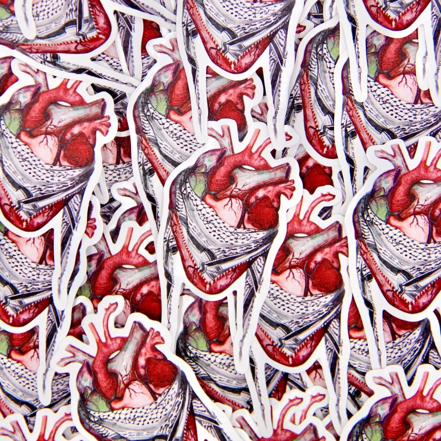 Pins & Accessories | Gifts Under $30*Wear The Peace Paliheart Sticker (Julia Mai Collab)