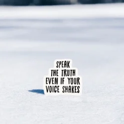 Gifts Under $30 | Stickers*Wear The Peace Speak The Truth Sticker