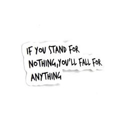 Gifts Under $30 | Stickers*Wear The Peace Stand For Something Sticker