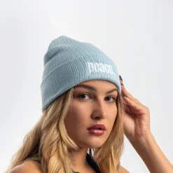 Gifts Under $30 | Clearance*Wear The Peace Statement Peace Embroidered Beanie