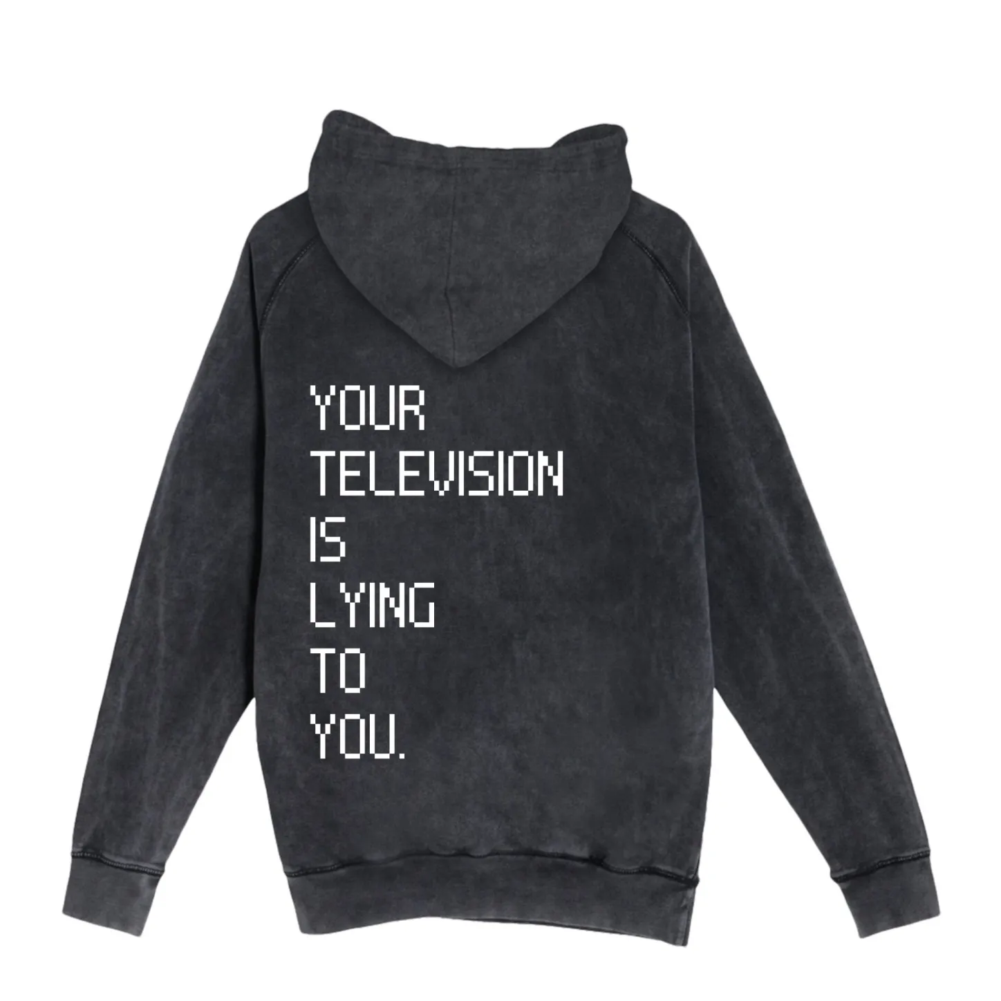 Hoodies*Wear The Peace Your Television Is Lying Vintage Hoodie