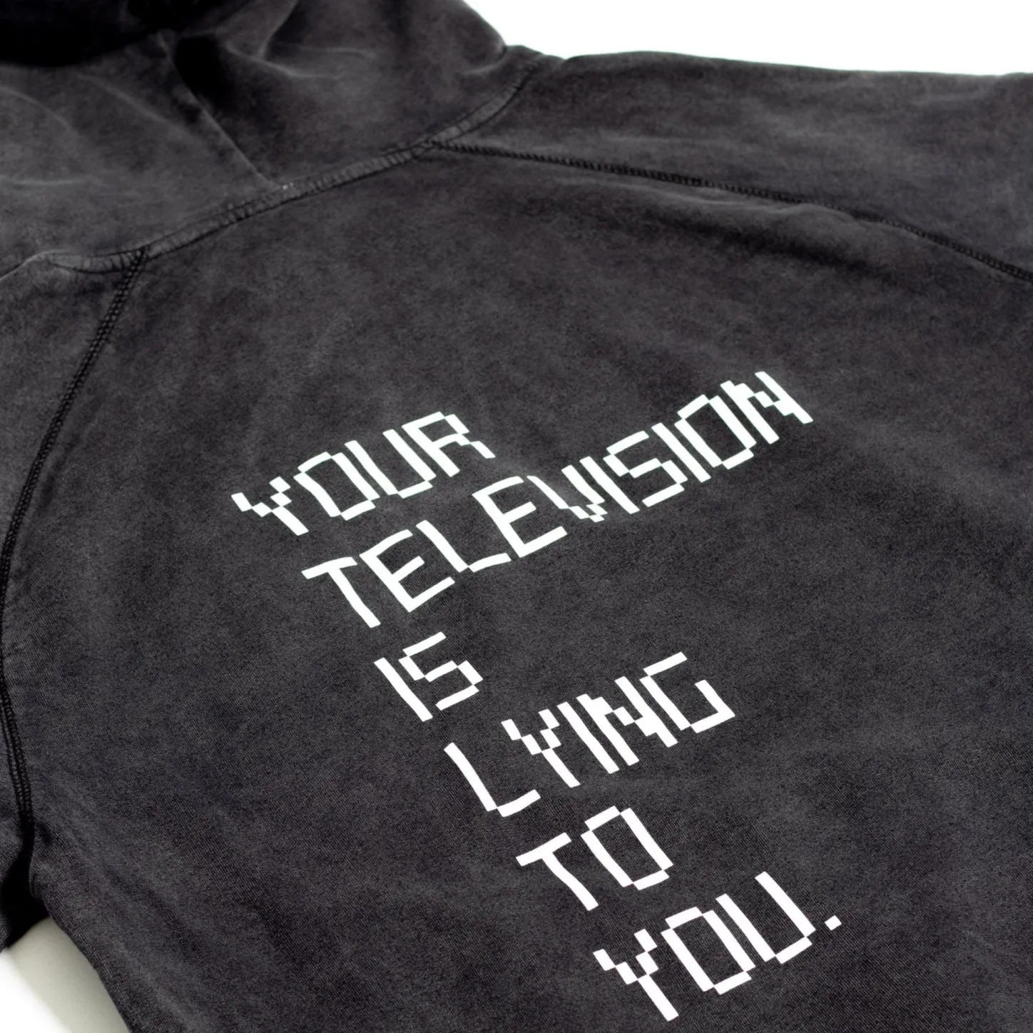 Hoodies*Wear The Peace Your Television Is Lying Vintage Hoodie