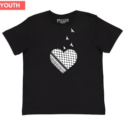Tees | Gifts Under $30*Wear The Peace Youth Palestine Heart Tee